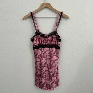 Betsey Johnson Pink and Black Mini Dress